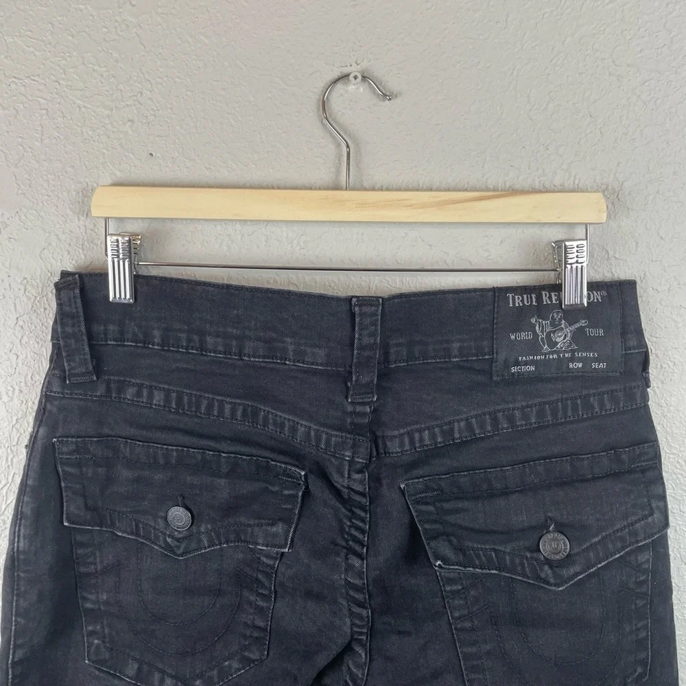 True Religion‎ Ricky Relaxed Straight Jeans Flap Men 33